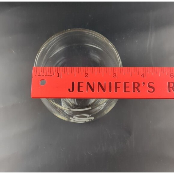 VTG Set 4 Stackable Beer Glasses 14oz MCM Monogram S Retro Barware Glassware - Picture 9 of 10